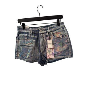 NWT Forever 21 Women's mermaid jean shorts size 27